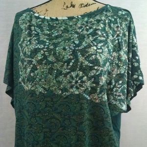 Language Floral Crop Top (133)